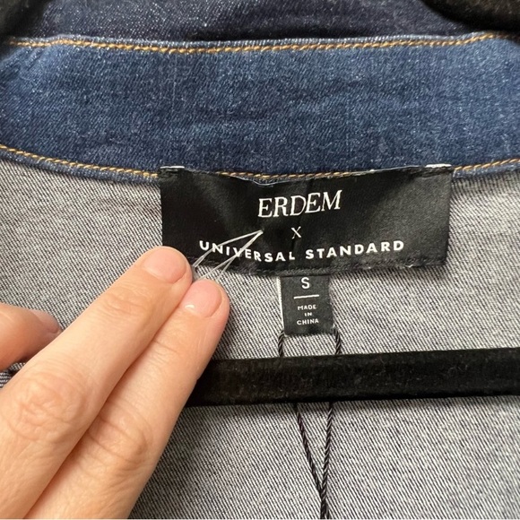 NWT ERDEM X UNIVERSAL STANDARD Myrtle Denim Jumpsuit - Picture 5 of 7